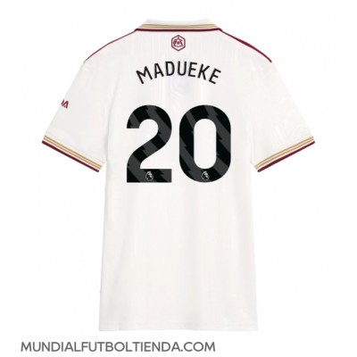 Camiseta Arsenal Noni Madueke #20 Tercera Equipación Replica 2025-26 para mujer mangas cortas Camiseta Arsenal Noni Madueke #20 Tercera Equipación Replica 2025-26 para mujer mangas cortas